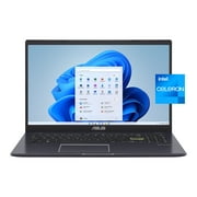 ASUS 15.6 FHD Laptop, Intel Celeron, 4GB RAM, 128GB eMMC, Windows 11 Home in S mode with One Year of Microsoft 365 included, L510MA-WS05