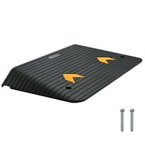 KFFKFF Rubber Threshold Ramp Door Ramp 3.5" Rise 33069 lbs Load Rubber Curb Ramp