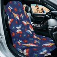 thumbnail image 2 of Bulopur Patriotic Front Car Seat Cover Towel for Women French Flag Multifunctional Car Seat Protector with Storage Bag for Beach Summer Washable Fit SUV Sedan Truck 1pcs, 2 of 7