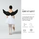 thumbnail image 4 of Alas de ángel con plumas para disfraz de Halloween infantil, accesorio para fiestas de cosplay., 4 of 7