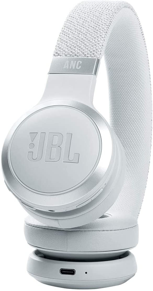 JBL Live 460NC Wireless On-Ear Noise Cancelling Headphones with Long  Battery Life and Voice Assistant Control