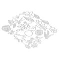 thumbnail image 1 of Troquel de corte de metal troquel para hacer álbumes de recortes acero al carbono de amplia aplicación para sobres para tarjetas de invitación ANGGREK Otros, 1 of 8