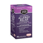 Berkley Jensen Non-Drowsy Allergy Relief Tablets, 150 ct.