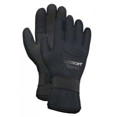 

Seasoft 2/3mm Kevlar Reinforced Hunter Gloves-XX-Small for Scuba or Water Sports