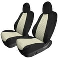 thumbnail image 1 of For 2020-2024 Tesla Model Y FH Group Waterproof Neoprene Custom Fit Made Car Seat Covers - Front Set Beige, 1 of 6