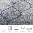 thumbnail image 4 of Safavieh Madison Leighton Geometric Area Rug, Navy/Silver, 3' x 3' Round, 4 of 9