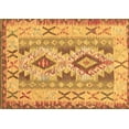 thumbnail image 1 of Ahgly Company Indoor Rectangle Abstract Brown Contemporary Area Rugs, 8' x 12', 1 of 4