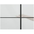 thumbnail image 6 of Kohler 707607-6G80-BL 70.5 x 53.62 in. Elate Sliding Shower Door with 0.25 in. Thick Frosted Glass & Rectangular Grille Pattern - Matte Black, 6 of 7