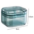 thumbnail image 2 of Denture Case, Denture Bath Box, Denture Cup with Strainer, Potable Travel Size Toothbrush Box, 2 of 5