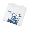 thumbnail image 4 of Unisex Less Working More Reading Funny Raccoon Comfort Colors Shirt, 4 of 8