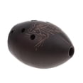 thumbnail image 3 of Artesanos 8 Agujeros de material tierra Viento Flauta Artesanal Xun coleccionable perfke Arcilla 8 agujeros Ocarina, 3 of 9
