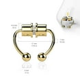 thumbnail image 3 of Faux Magnetic Septum Nose Ring Horseshoe Stainless Steel Non-Pierced, 3 of 6