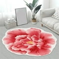 thumbnail image 5 of Yeetfub Front Door Rugs for Entryway Indoor, Outdoor Mats for Home Entrance, Front Porch Decor 3D Special Shaped Flower Floor Door Mat Indoor Rugs Diameter 100cm Multicolor 40"x40", 5 of 5