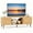 Natural Wood, variant on EDX 55-60Inch TV Stand, Entertainment Center, Mid-Century Modern TV Media Console, Ample Storage Cabinet, Adjustable Wooden TV Table for Living Room or Bedroom, Rust Brown