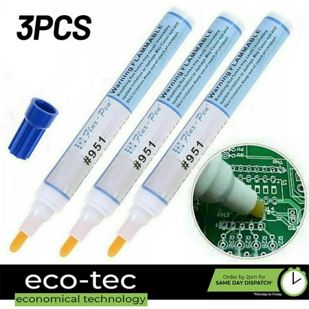 

3pcs Rosin Flux Pen Soldering Grease Soldering Paste Resin-Free for Pcb Solarcell