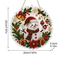 thumbnail image 2 of Christmas Ornament Crystal Suncatcher 8 Inch Christmas Tree Decor Hanging Wall Decor for Holiday Home Window Display Santa Themed Decoration, 1 Pack, 2 of 7