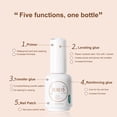 thumbnail image 3 of Colle de Base pour Ongles 18 ml Multifonctionnelle, Opération Simple, Résine, Fonction Couche de Base 5 en 1, Gel UV à Trempage pour Femmes, 3 of 8