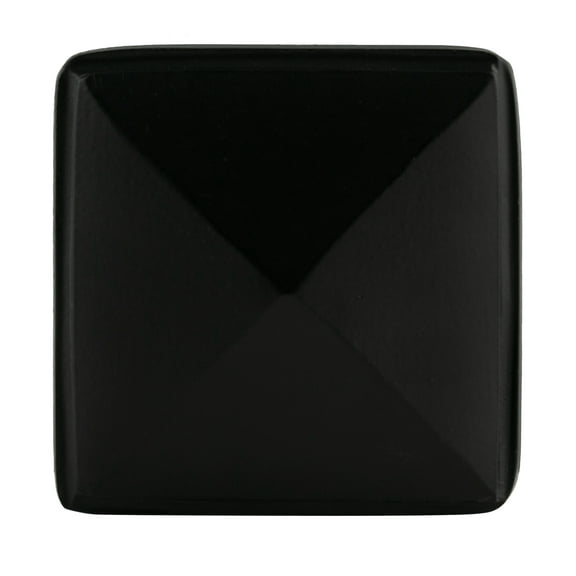 Mainstays 2.25" Square Single Black Metal Wall Hook