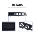thumbnail image 4 of 2Pcs Door Glass Lift Switch Panel Cover Set for Toyota Vitz 2010-2014 Plastic, 4 of 8