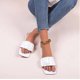 thumbnail image 5 of Sandalias de cuero Mujer Zapatillas con punta abierta Sandalias unidireccionales Wmkox8yii hj789, 5 of 7