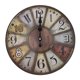 thumbnail image 1 of 1 PC Mute Wall Clock Retro Wall Reloj Europe Style Wall Clock Decor, 1 of 8