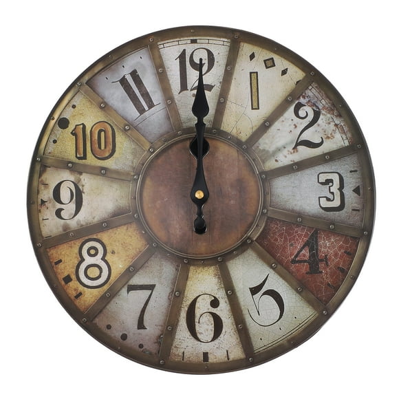 1 PC Mute Wall Clock Retro Wall Reloj Europe Style Wall Clock Decor