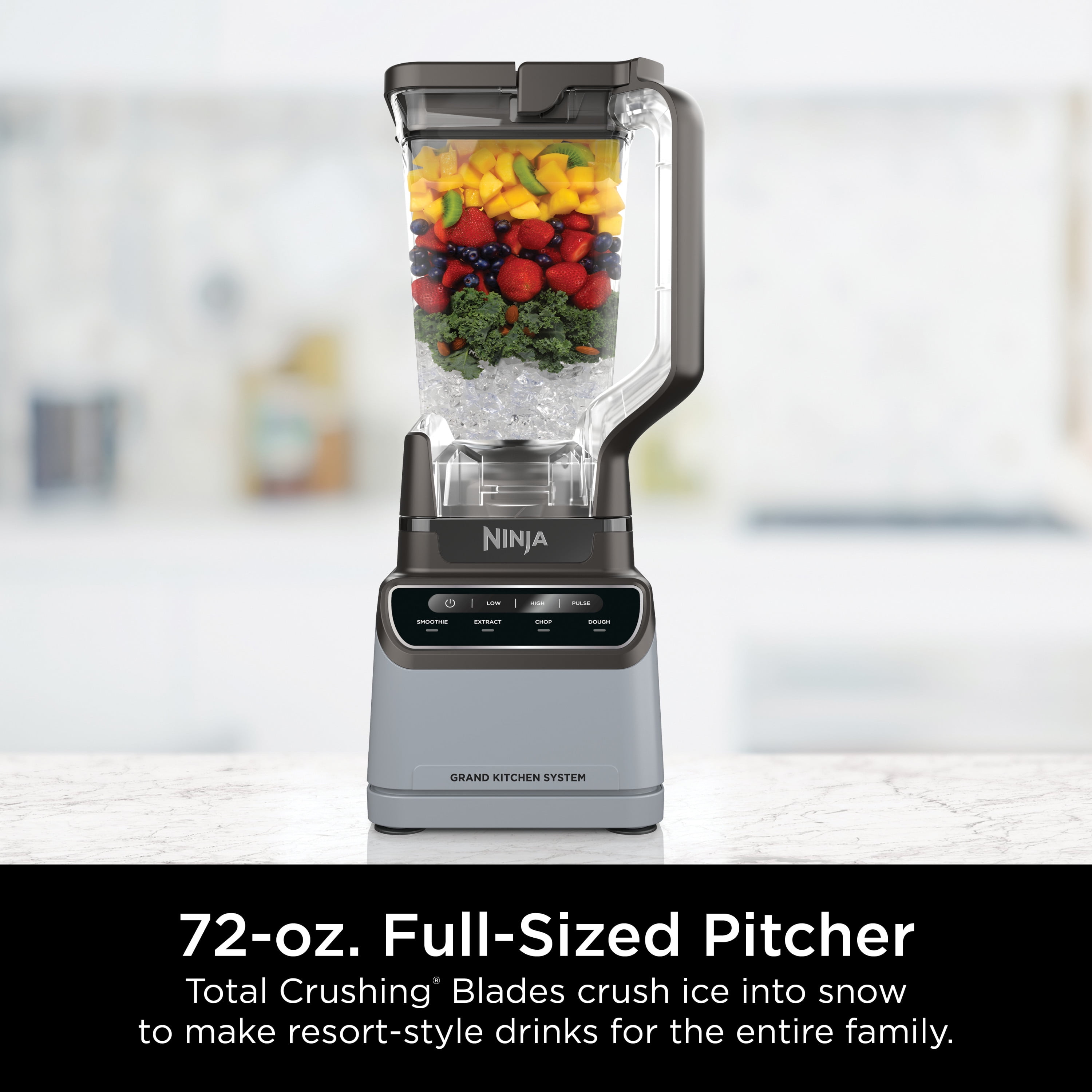 Ninja Grand Kitchen System 1200 Blender 4 Preset Auto iQ Programs KS500