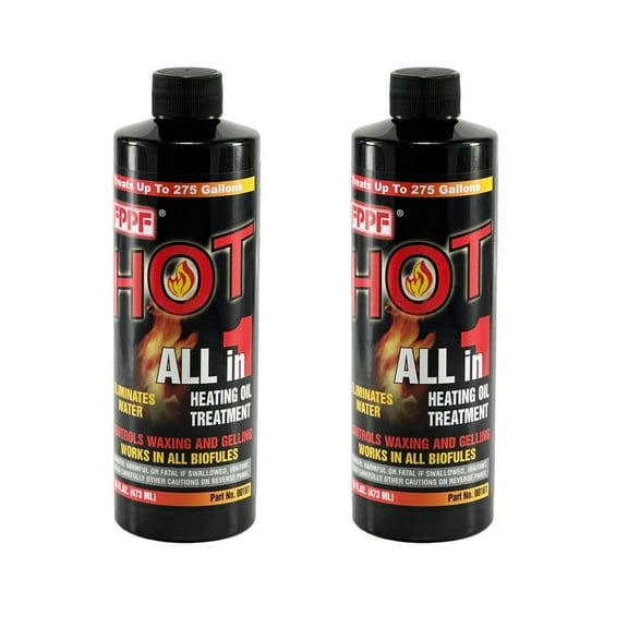 00161 Hot All-in-1 Heating Oil Treatment, 16oz Bottle – Pack of 2