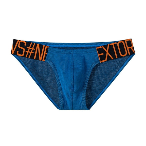 Men's Boxer Briefs Groomsmen Underwear Cellblock Underwear Men Brief Men Sexy Ballroom Mens Trunks Bar for No Mens Brief Pack Shorts for Blue M