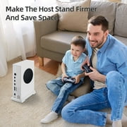 Plastic Vertical Holder Compatible with Xbox Series S, Hole Design Cooling Stand, Save Space, Support Base Stand
