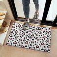 thumbnail image 2 of Pink and Black Of Leopard Print Door Rugs,Washable Non Slip Door Mats Indoor,Decorative Door Mats,Entry Mat Indoor for Entrance,Bedroom,Kitchen,Bathroom,16"x24", 2 of 6