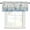 Blue, White, variant on Blue Hydrangea Rod Pocket Curtain Valance, Spring Summer Eucalyptus Wooden Farmhouse Window Valance for Living Room, Bedroom, Kitchen 42"W x 12"L