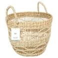 thumbnail image 5 of BHG Natural Handwoven Seagrass Basket with Unique Detailing, 5 of 8