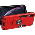 thumbnail image 4 of Case for iPhone XR with Built-in 360° Rotating Ring Kickstand Cover, Military-Grade Drop Protection Phone Case, Back Case for iPhone XR (6.1 inch), Red, 4 of 9