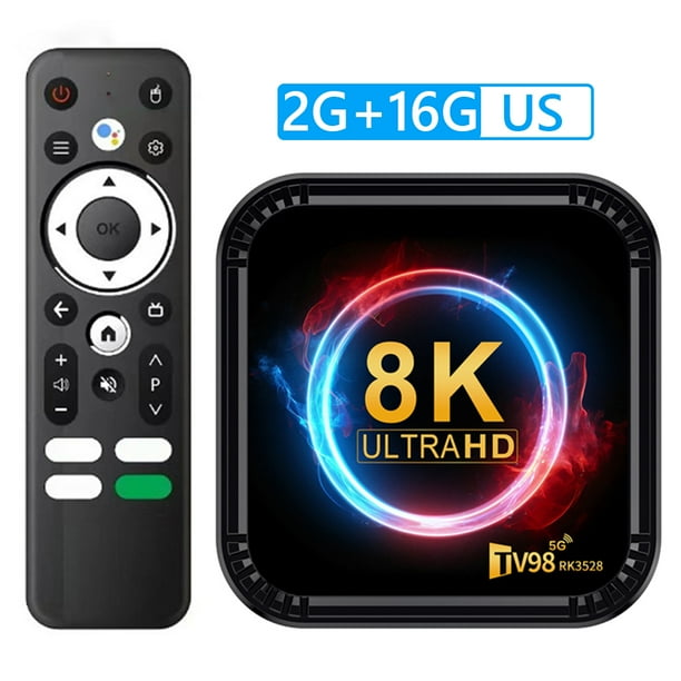Caja Android 13 0 Smart TV TV98 RK3528 2 4G/5G Quad Core 8K Box