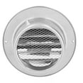 thumbnail image 4 of Grille Ronde de Ventilation, Grille d'Aération Ronde en Acier Inoxydable, Design Hémisphérique Imperméable avec Maille Fine pour Évents de Sécheuse pour Capots Extracteurs 150mm/5.9 Po, 4 of 8