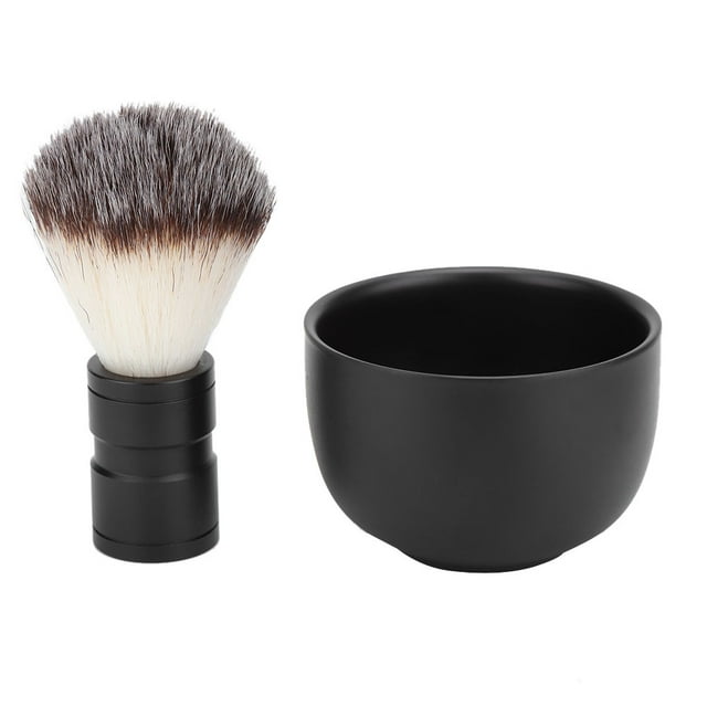 Herramienta de afeitado de barba NikouMX cuenco de jabón de afeitar de Acero inoxidable