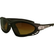 Solar Bat Speed Polarized Sunglasses, Black