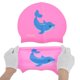 thumbnail image 5 of Gorro de natación de silicona de dibujos animados de delfín único 1 Pc Rosa Azul, 5 of 6
