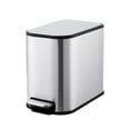 thumbnail image 1 of Stainless Steel 5L Step Trash Can, Compact Vertical Garbage Bin with Removable Inner Bucket,Fingerprint Resistant， for Bathroom, Bedroom, Kitchen & Office, 1 of 8
