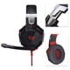 thumbnail image 4 of CADA G2000 Auriculares con cable Consola de juegos para computadora Controlador Auriculares Auriculares con micrófono para juegos con LED, Negro Rojo Inevent EL000007-02B, 4 of 7