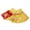 Yellow-S, variant on Chinese New Year Pet Costume for Dog Festival Party Pet Cloak with RedEnvelope for Spring Festival Photo Props