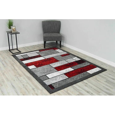 Rima Rug DESIGN 4999 - 5'2"x7'5", Red