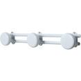 thumbnail image 4 of Wall Mounted Coat and Hat 3 Hooks Rail-Rack White, 4 of 4