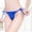 Blue1, variant on Womens Panties Side Tie Lace Up Cotton Soft Seamless Thong Red