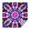 Colorful Tie Dye, variant on Rainbow Tie Dye Mandala Pattern Square Tablecloth,Waterproof Square Table Cover,Wipeable Spillproof Washable Table Cover for Home Kitchen Party Decor 42"X42"(107x107cm)