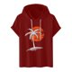 thumbnail image 4 of Camisetas de Manga Corta para Hombre Camiseta Deportiva con Capucha de Moda de Impresión Casual, Ligera para el Uso Diario Del Verano, 4 of 7