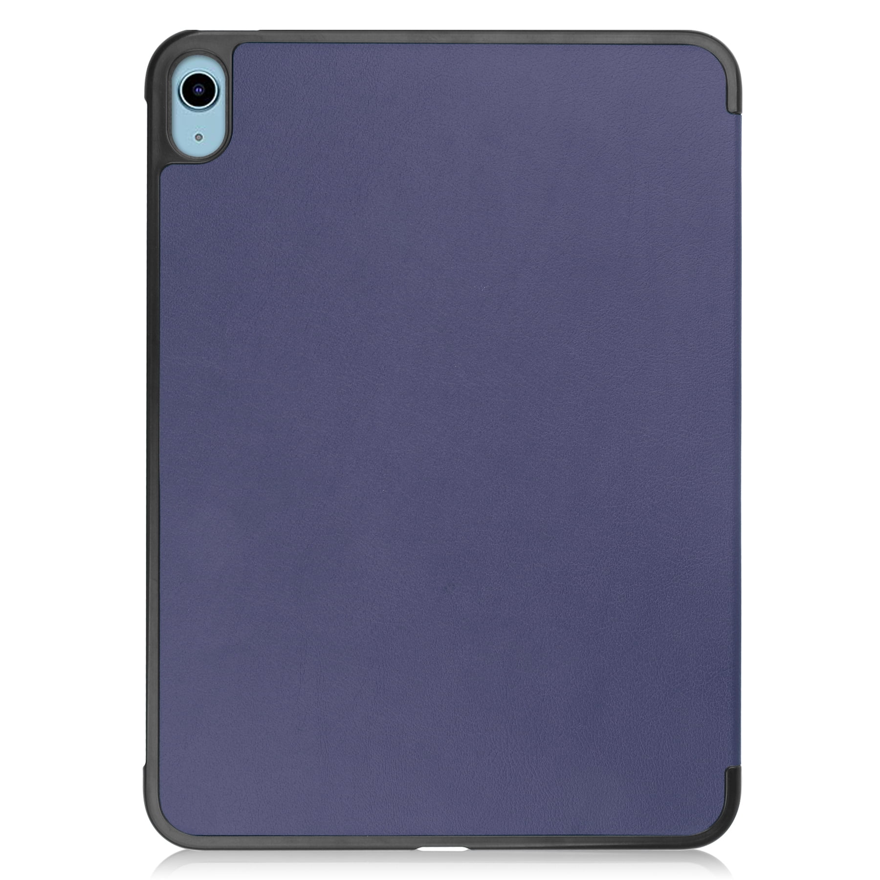 Case for Apple iPad 10th Generation 10.9 Inch Case 2022, PU Leather Thin Slim Lightweight Trifold Shell Corner Protection Smart Folio Cover with Auto Sleep/Wake and Support Pencil Holder, Darkblue