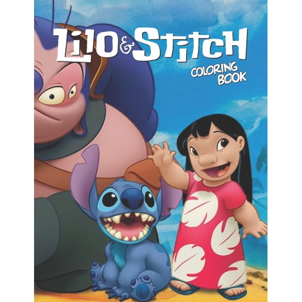 Lilo & Stitch Coloring Book : A Fantastic Lilo & Stitch Christmas Coloring Book For Kids To Relax And Relieve Stress (Paperback)