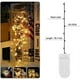 thumbnail image 3 of Guirnalda de luces LED a pilas - 12 piezas 2M 20LED Micro luces de hadas Alambre de cobre IP65 Guirnalda LED decorativa impermeable para interior, Navidad, exterior, fiesta, boda, multicolor brillar Electrónica, 3 of 5